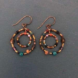Holly Yashi beaded hoops